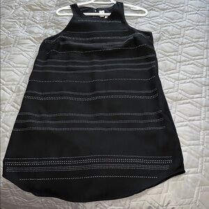 Sz Med⭐️NWT Gap Black Sleeveless Summer Dress Silver embellishment